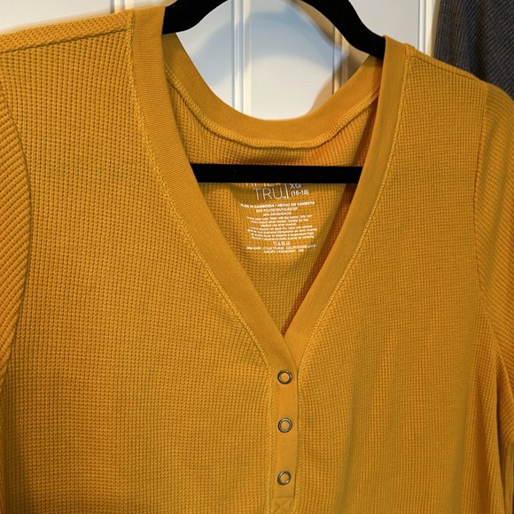 Time and Tru V Neck Henley. XL. Listing is for both shirts. - Picture 2 of 5